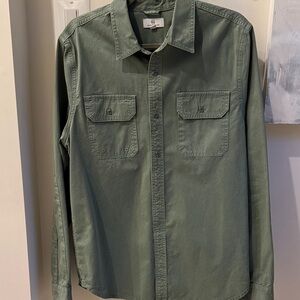 AG Green Button-Up Shirt